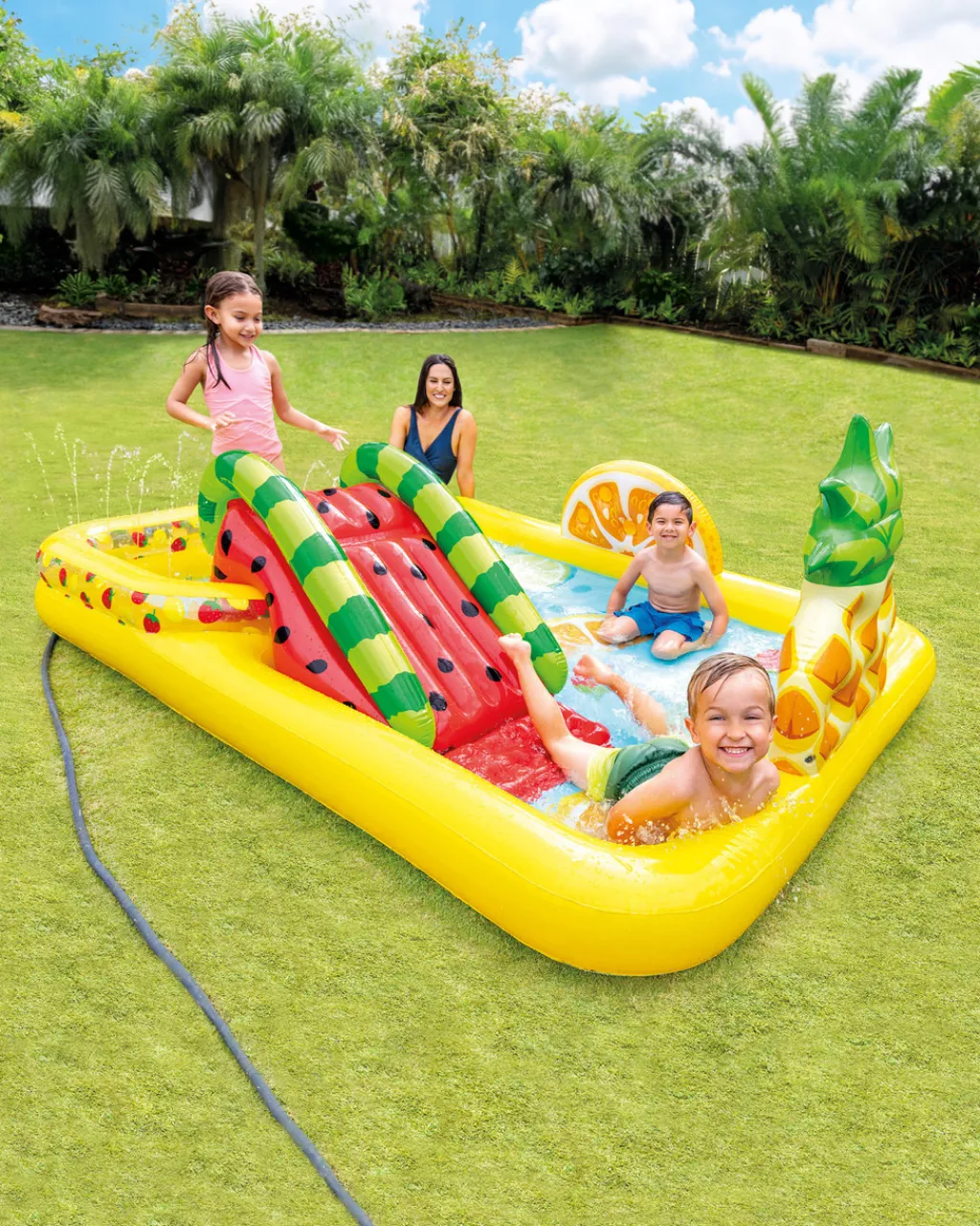New Fun 'N Fruity Inflatable Play Center w/ Slide Play Centers