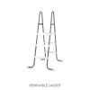 Pool Ladder for 42in Depth Pools Pool Accessories