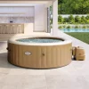 Outlet PureSpa™ Sahara Tan Round Bubble Inflatable Spa Set - 6-Person Purespa