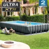 New Rectangular Ultra XTR® Frame Above Ground Pool w/ Sand Filter Pump & Saltwater System - 32' x 16' x 52" Ultra Xtr Frame