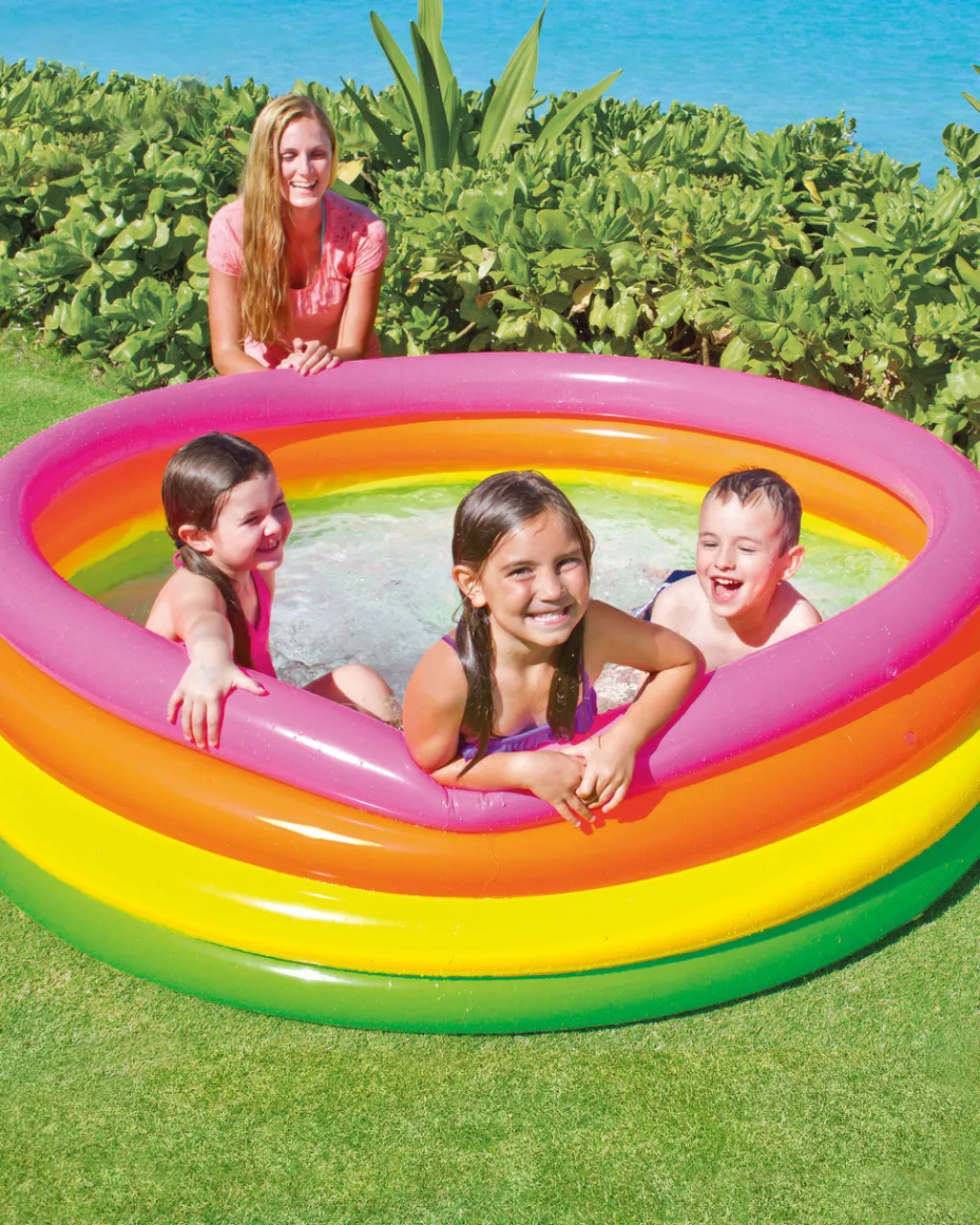 Clearance Sunset Glow Inflatable Pool - 66" x 18" Kids Kids