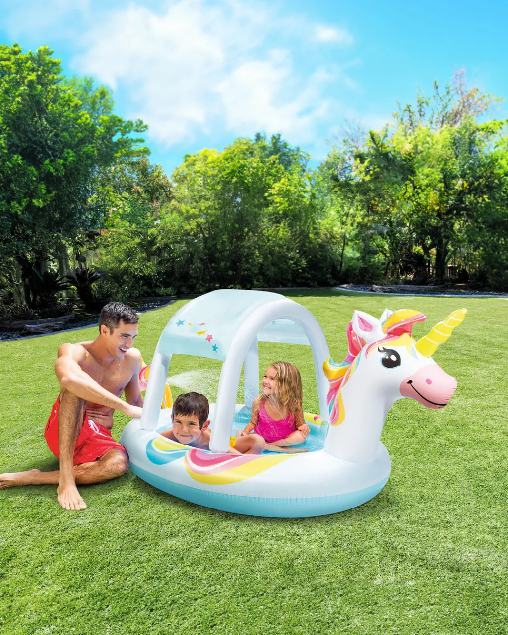 Clearance Unicorn Inflatable Spray Kiddie Pool Kids Kids